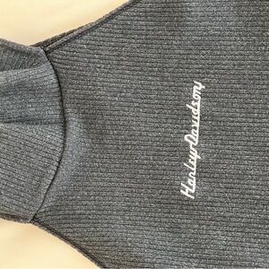 Harley-Davidson Charcoal Ribbed Knit Top